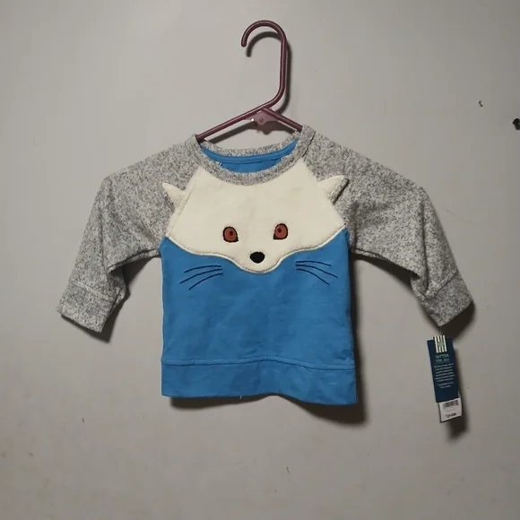 Genuine kids by Oshkosh boys long sleeve Pullover Shirt. NWT. Size 12 months - Picture 1 of 16